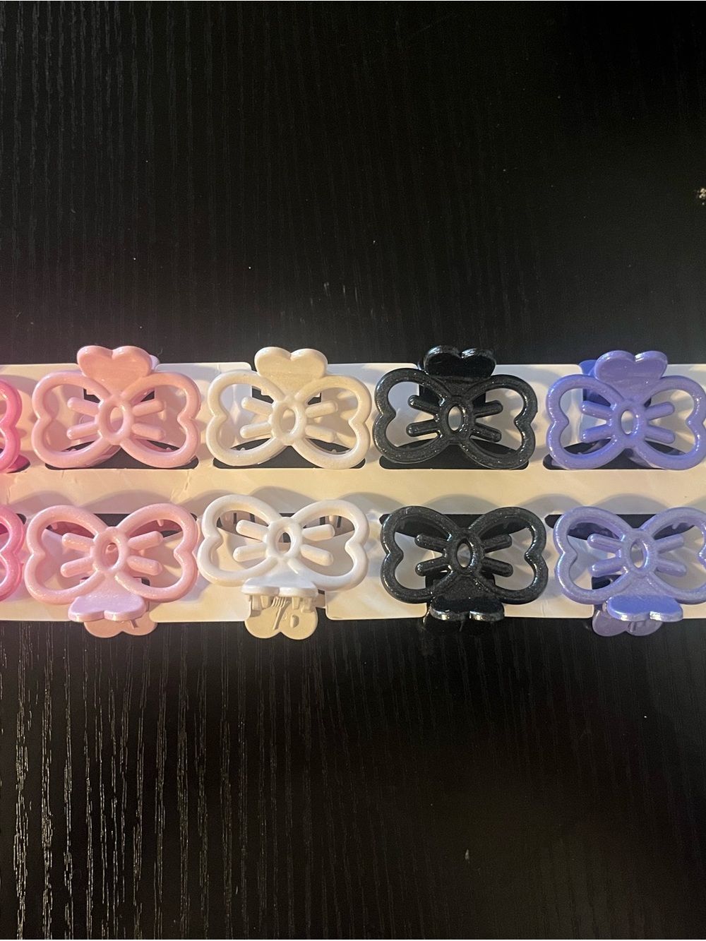 Assorted Pastel Butterfly Hair Claw Clips - Pack of 8